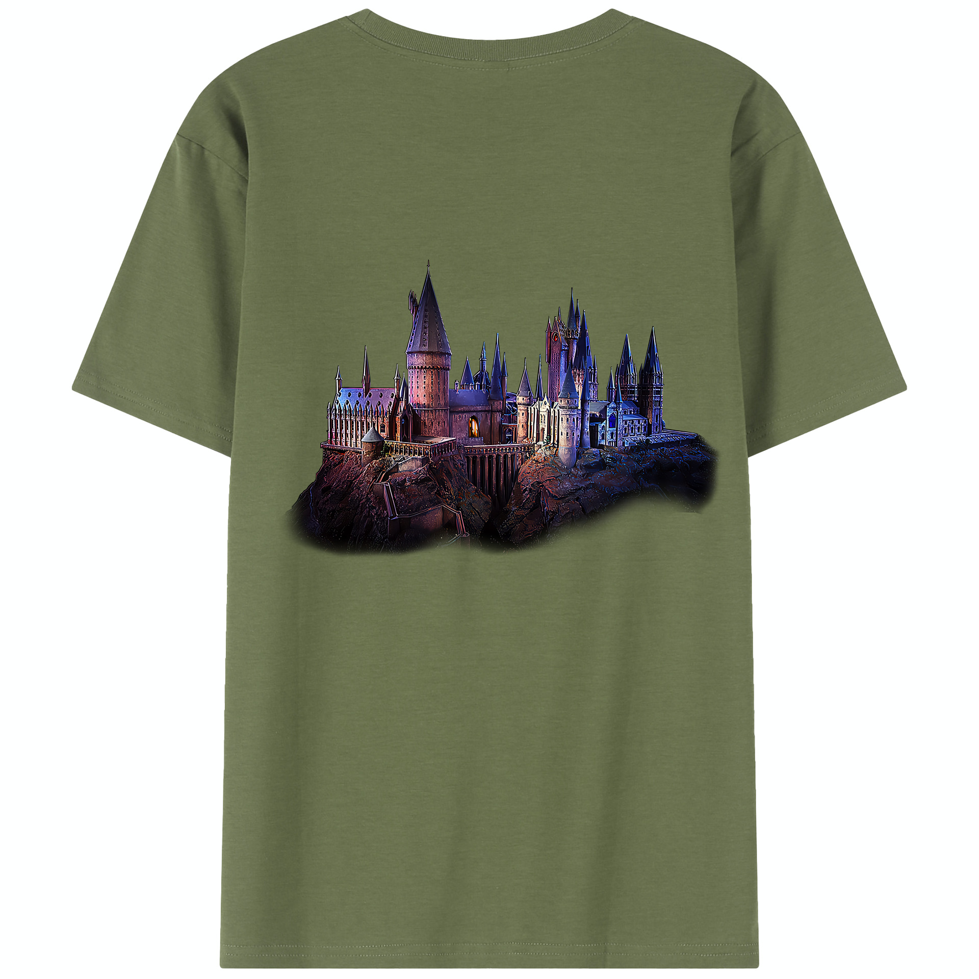 （画像用） Harry Potter ハリー・ポッターシリーズ 綿100％半袖Tシャツ（背面プリント）
